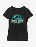 Jurassic Park Grafitti Spray Youth Girls T-Shirt, BLACK, hi-res
