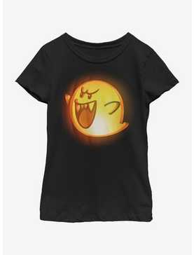 Nintendo Boo Pumpkin Youth Girls T-Shirt, , hi-res