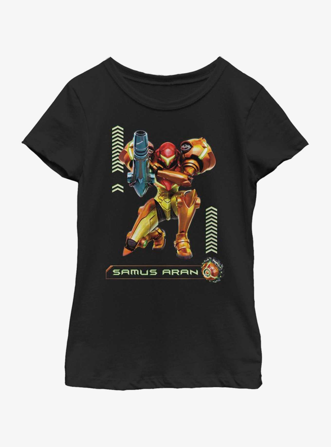 Nintendo Samus And Ball Youth Girls T-Shirt, , hi-res