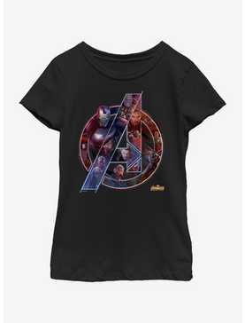 Marvel Avengers Team Neon Youth Girls T-Shirt, , hi-res