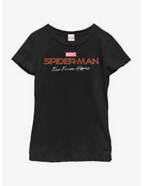 Marvel Spiderman: Far From Home Home Logo Youth Girls T-Shirt, , hi-res