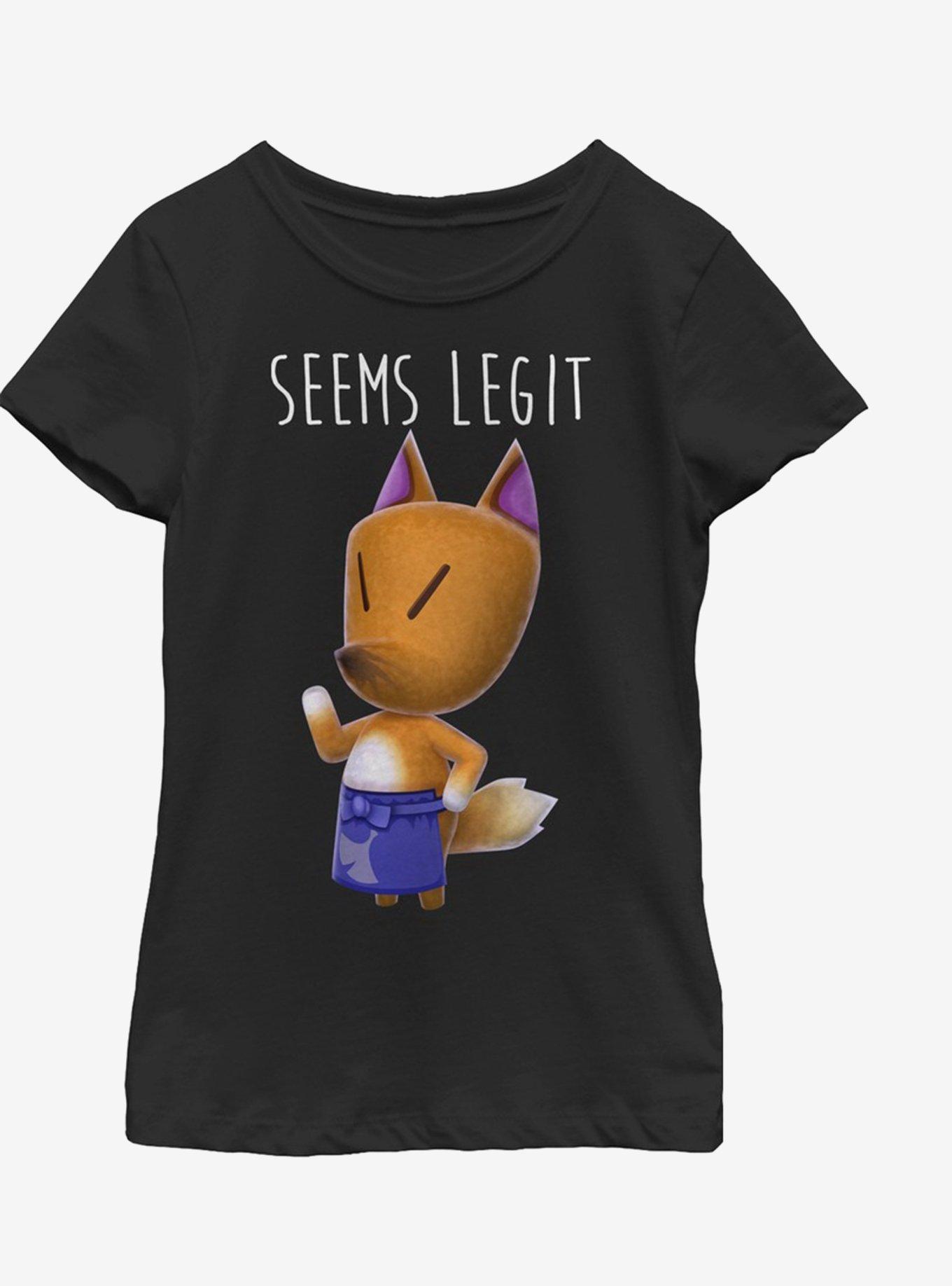 Nintendo Seems Legit Youth Girls T-Shirt, , hi-res