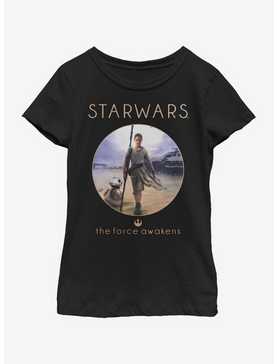 Star Wars The Force Awakens Rey Awakens Youth Girls T-Shirt, , hi-res