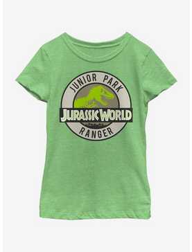 Jurassic Park Junior Ranger Badge Youth Girls T-Shirt, , hi-res