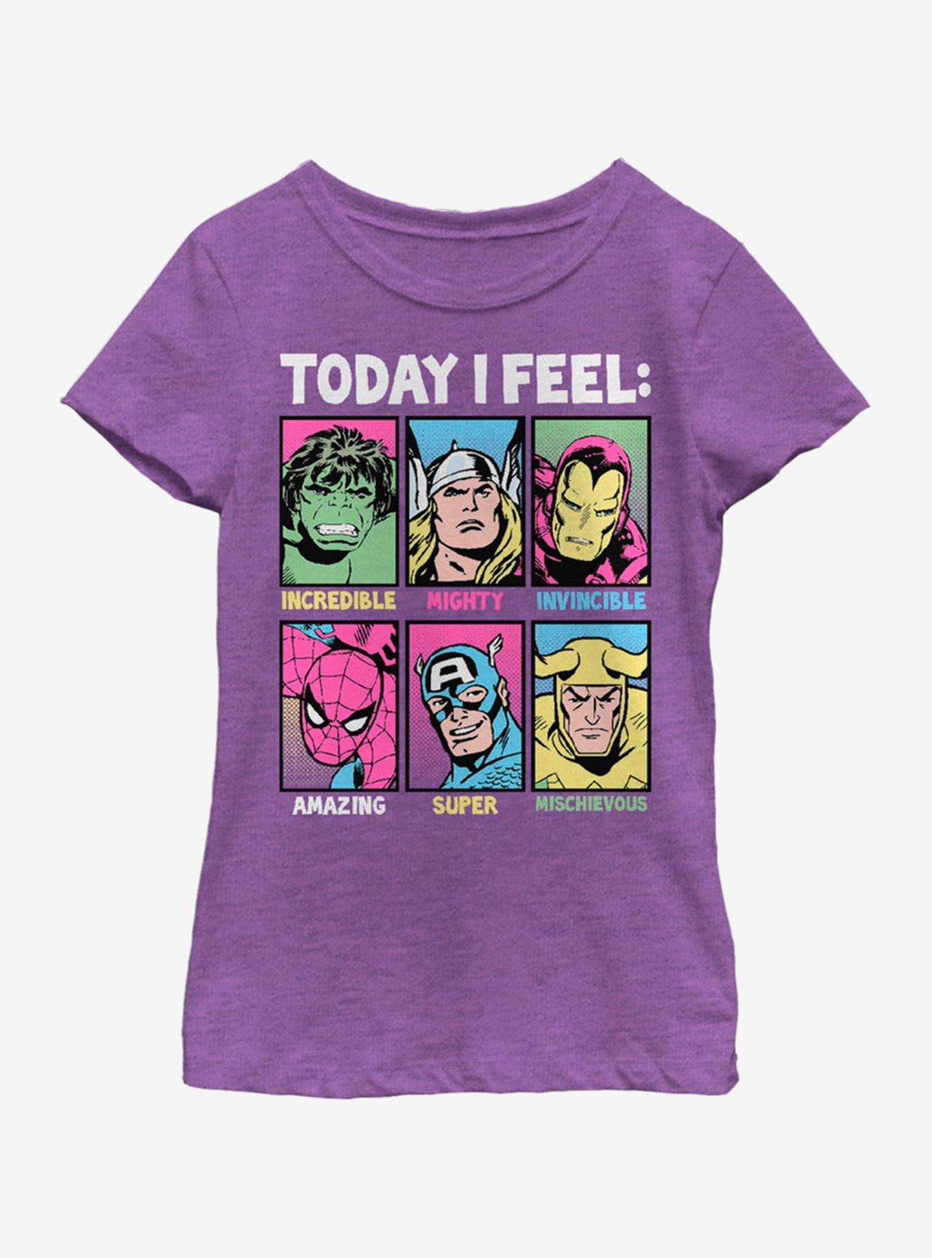 Marvel I Feel Youth Girls T-Shirt, , hi-res