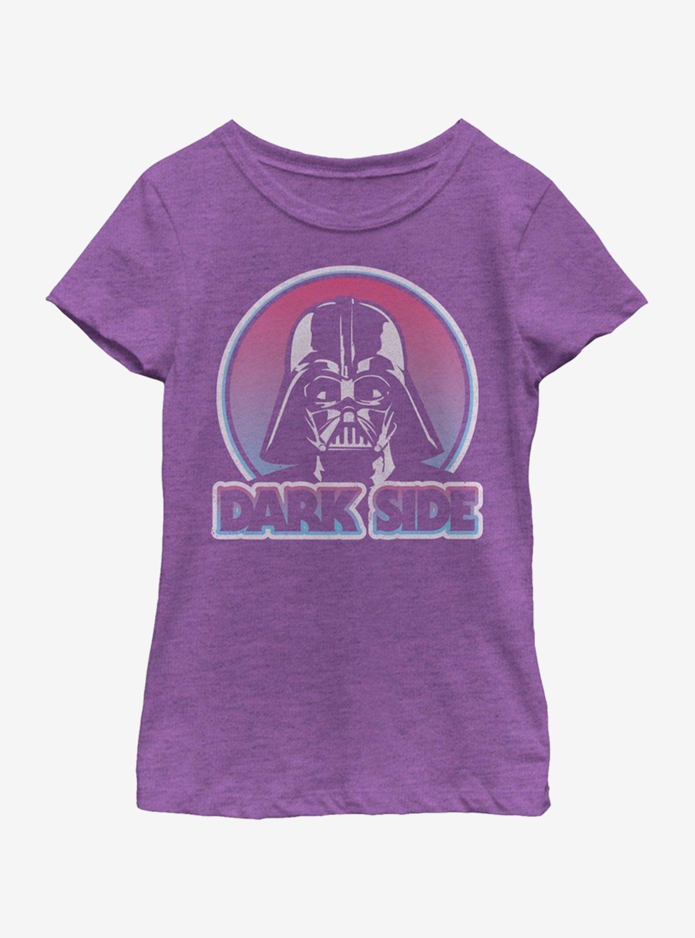 Star Wars VADER CIR SIDE Youth Girls T-Shirt, PURPLE BERRY, hi-res view 1