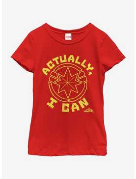 Marvel Captain Marvel Strong Female Youth Girls T-Shirt, , hi-res