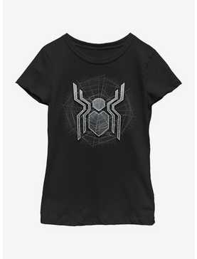 Marvel Spiderman: Far From Home Web Logo Youth Girls T-Shirt, , hi-res