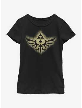 Nintendo Legend of Zelda Soaring Triforce Youth Girls T-Shirt, , hi-res