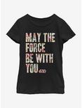 Star Wars With You Youth Girls T-Shirt, BLACK, hi-res
