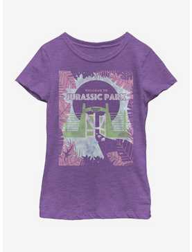 Jurassic Park Jurassic Poster Youth Girls T-Shirt, , hi-res