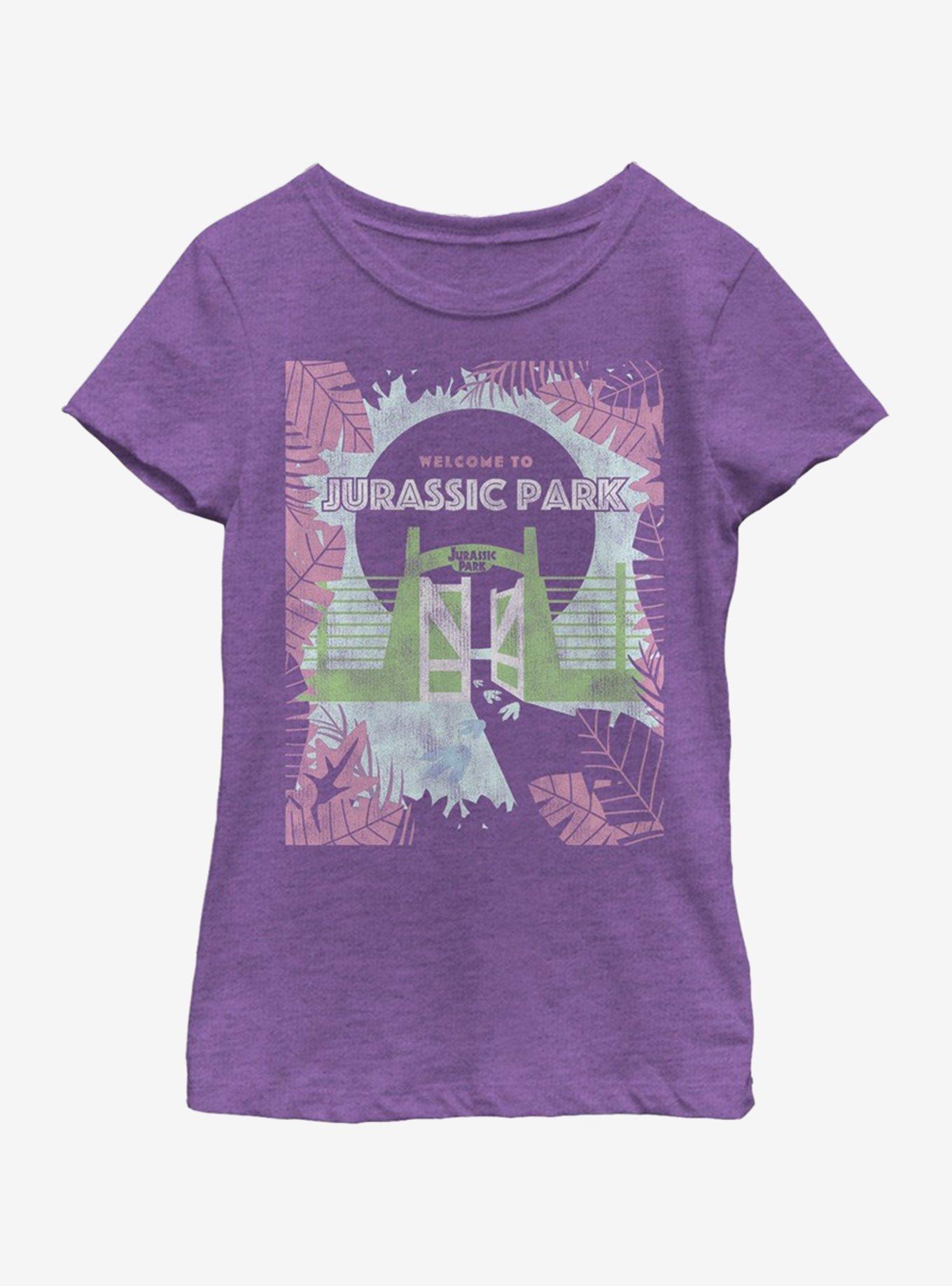 Jurassic Park Jurassic Poster Youth Girls T-Shirt, , hi-res