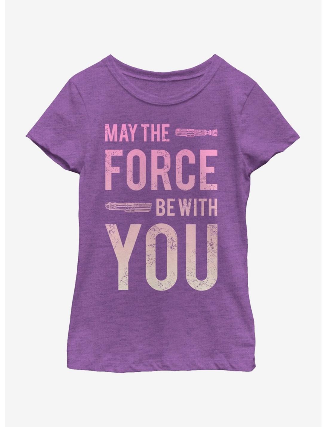 Star Wars With You Youth Girls T-Shirt, PURPLE BERRY, hi-res