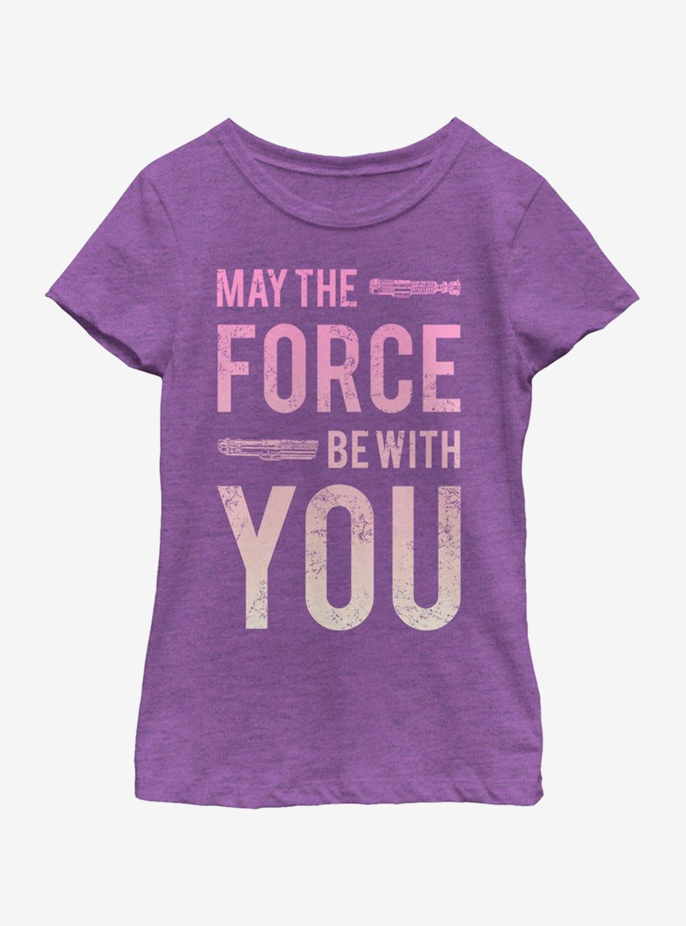 Star Wars With You Youth Girls T-Shirt, PURPLE BERRY, hi-res