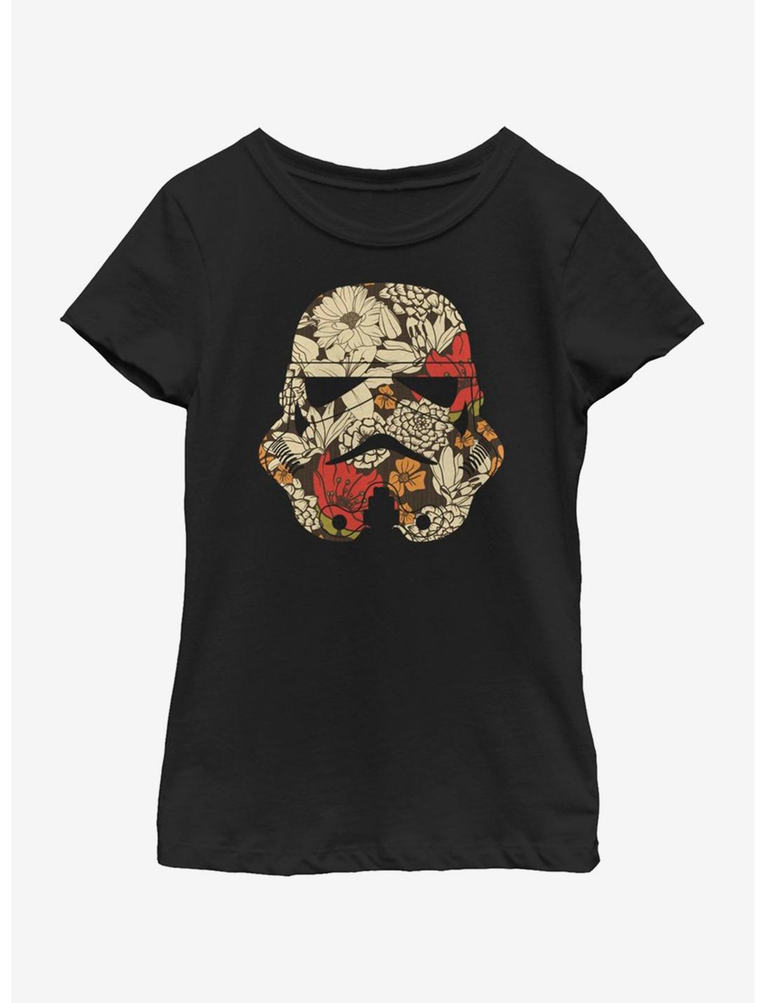Star Wars Trooper Pattern Youth Girls T-Shirt, BLACK, hi-res