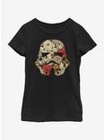 Star Wars Trooper Pattern Youth Girls T-Shirt, BLACK, hi-res