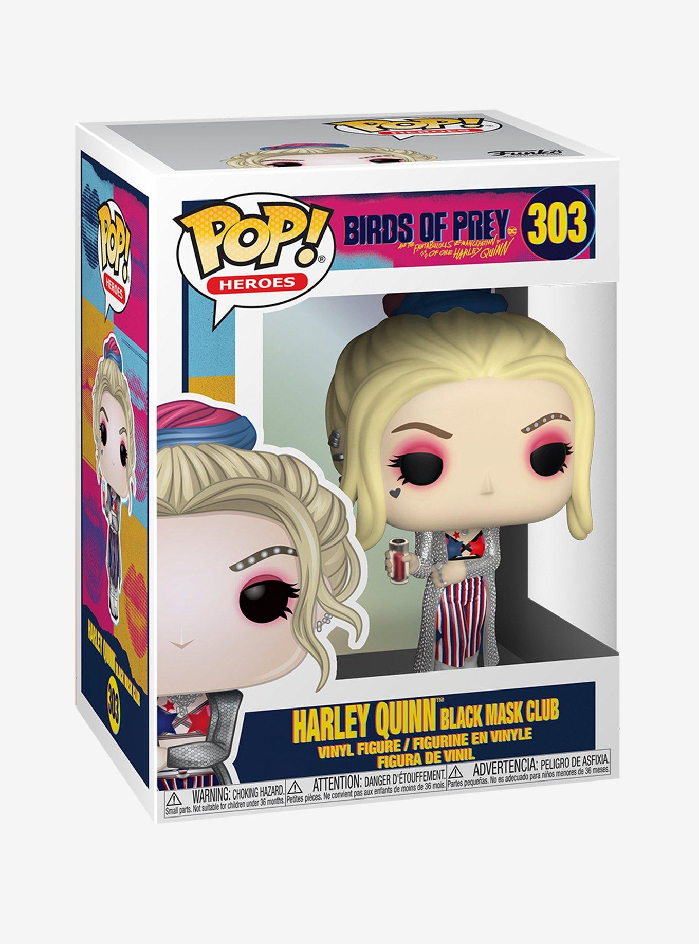 Funko DC Comics Birds Of Prey Pop! Heroes Harley Quinn Black Mask Club Vinyl Figure, , hi-res