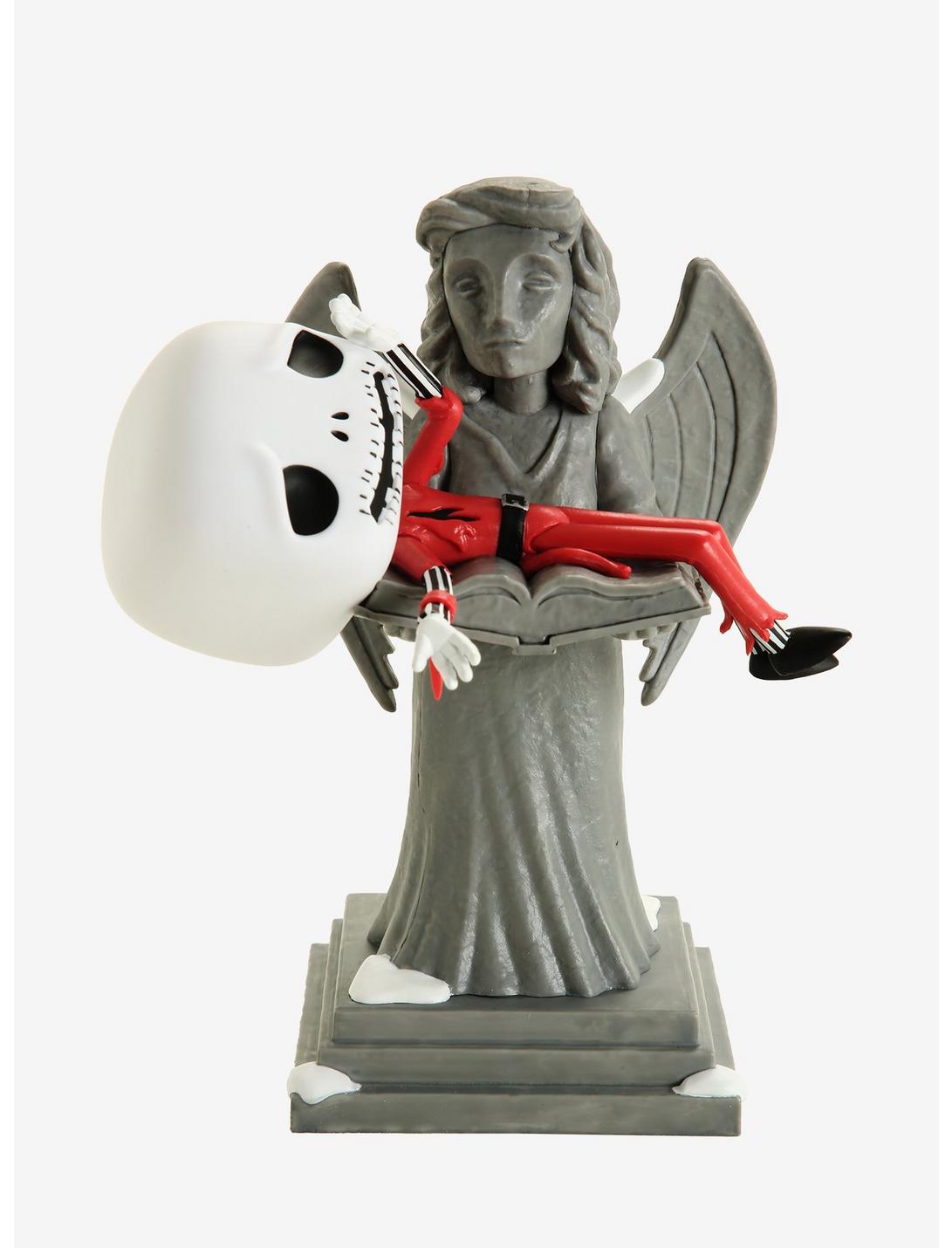 Funko Disney The Nightmare Before Christmas Pop! Jack On Angel Statue Movie Moments Vinyl Figure Hot Topic Exclusive, , hi-res