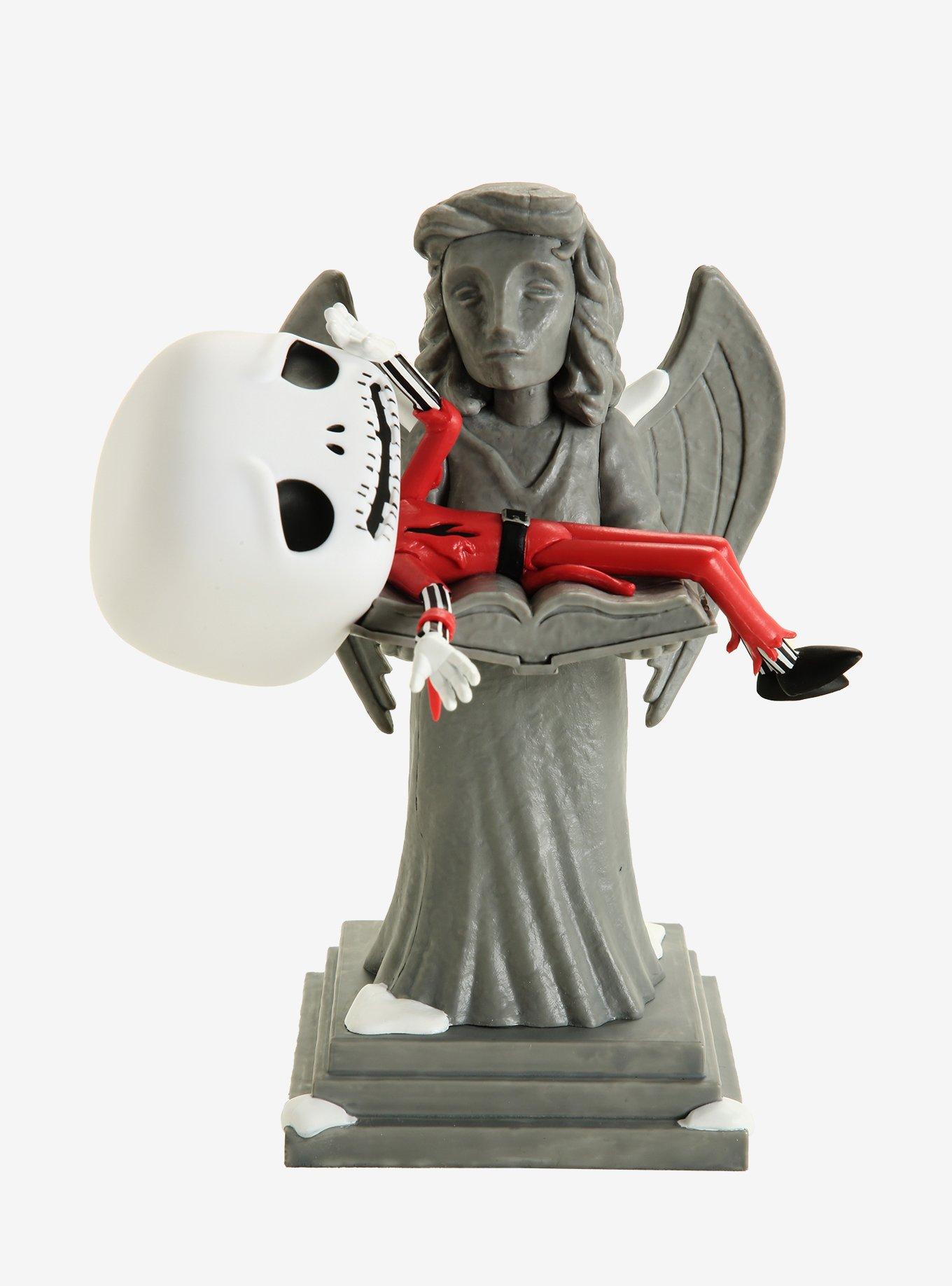 Funko Disney The Nightmare Before Christmas Pop! Jack On Angel Statue Movie Moments Vinyl Figure Hot Topic Exclusive, , hi-res