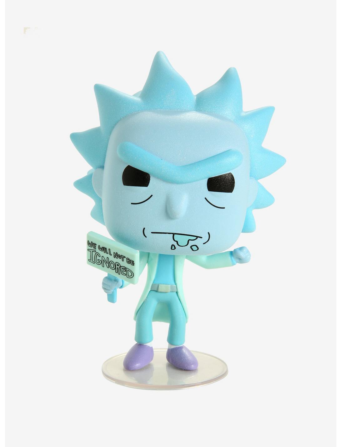 Funko Rick And Morty Pop! Animation Hologram Rick Clone Glow-In-The-Dark Vinyl Figure Hot Topic Exclusive, , hi-res