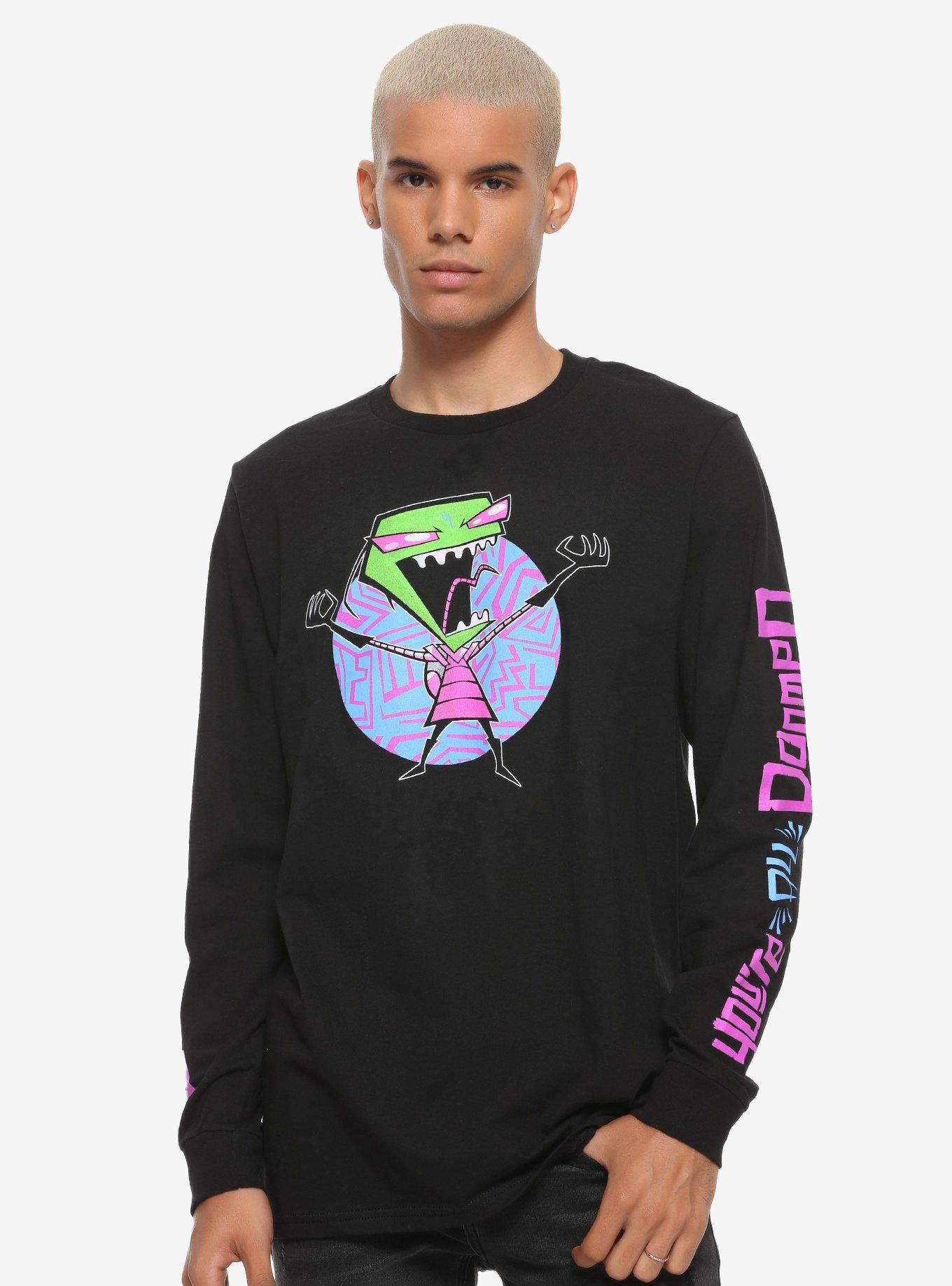 Invader Zim You're All Doomed Long-Sleeve T-Shirt, MULTI, hi-res