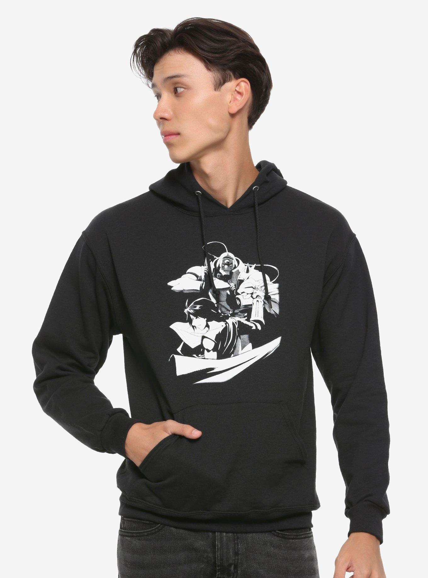 Fullmetal Alchemist Symbol Spine Hoodie, WHITE, hi-res