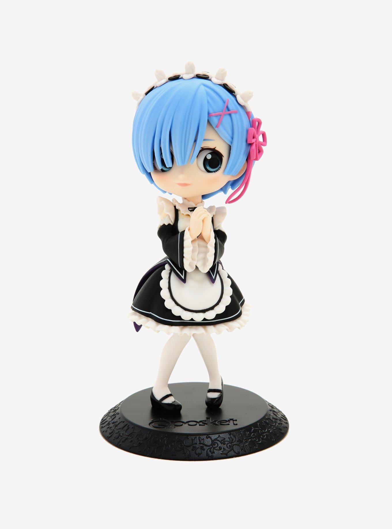 Re:Zero Starting Life In Another World Q Posket Rem (Ver.A) Vinyl Figure, , hi-res