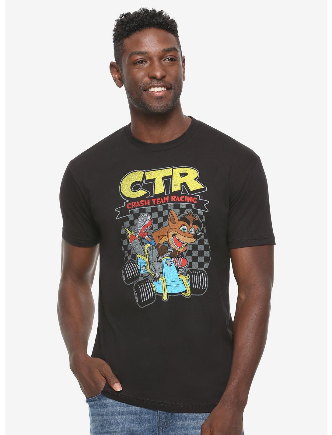 Crash Bandicoot Crash Team Racing T-Shirt - BoxLunch Exclusive, BLACK, hi-res