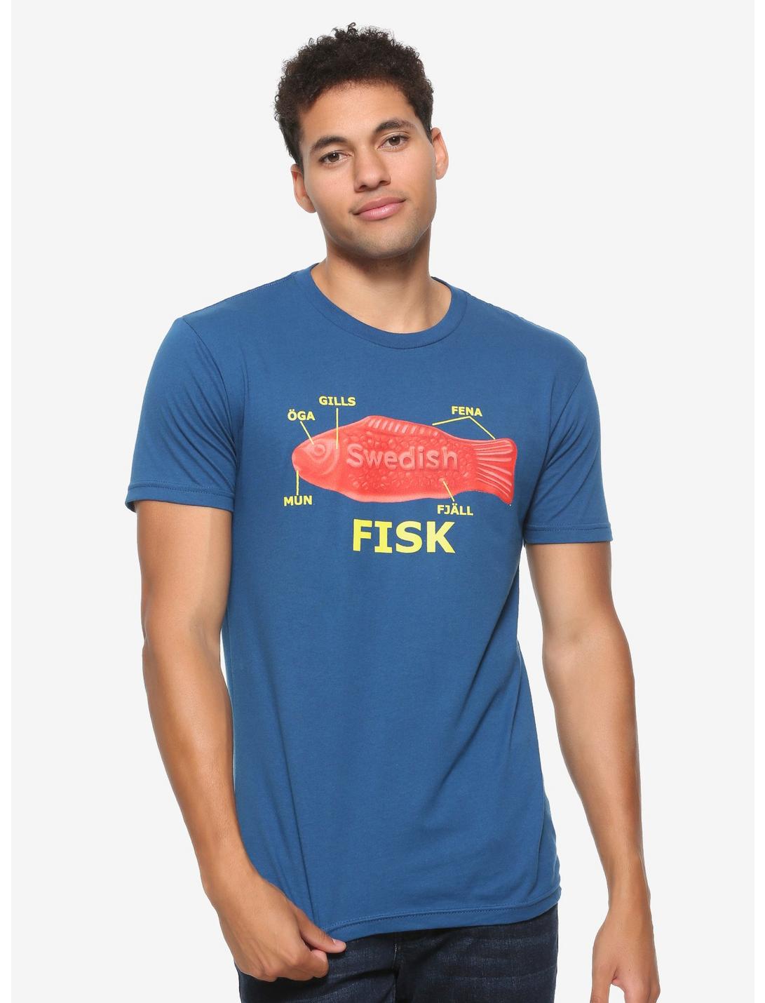 Swedish Fish Fisk T-Shirt - BoxLunch Exclusive, WHITE, hi-res