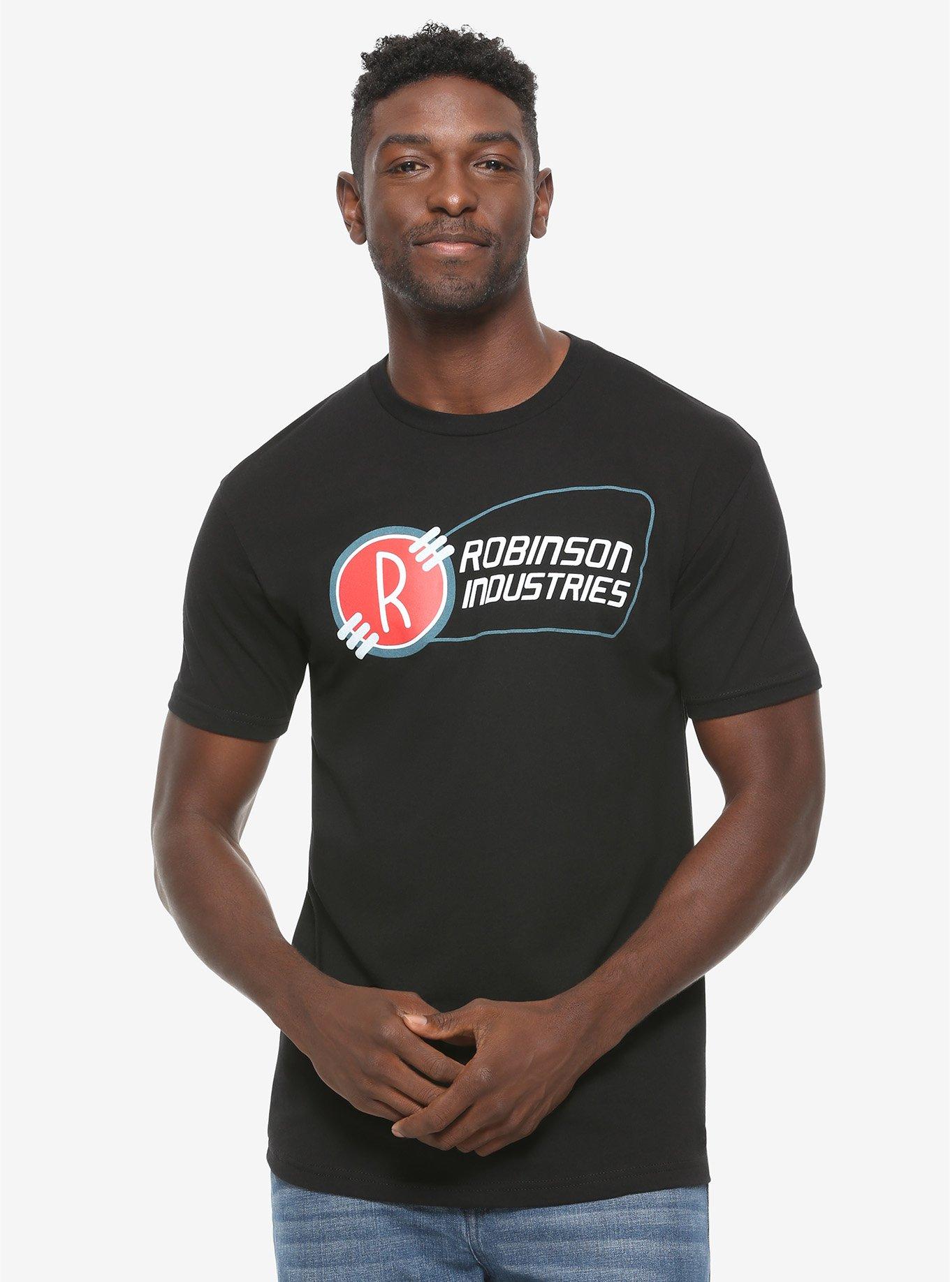 Disney Meet the Robinsons Robinson Industries T-Shirt - BoxLunch Exclusive, BLACK, hi-res