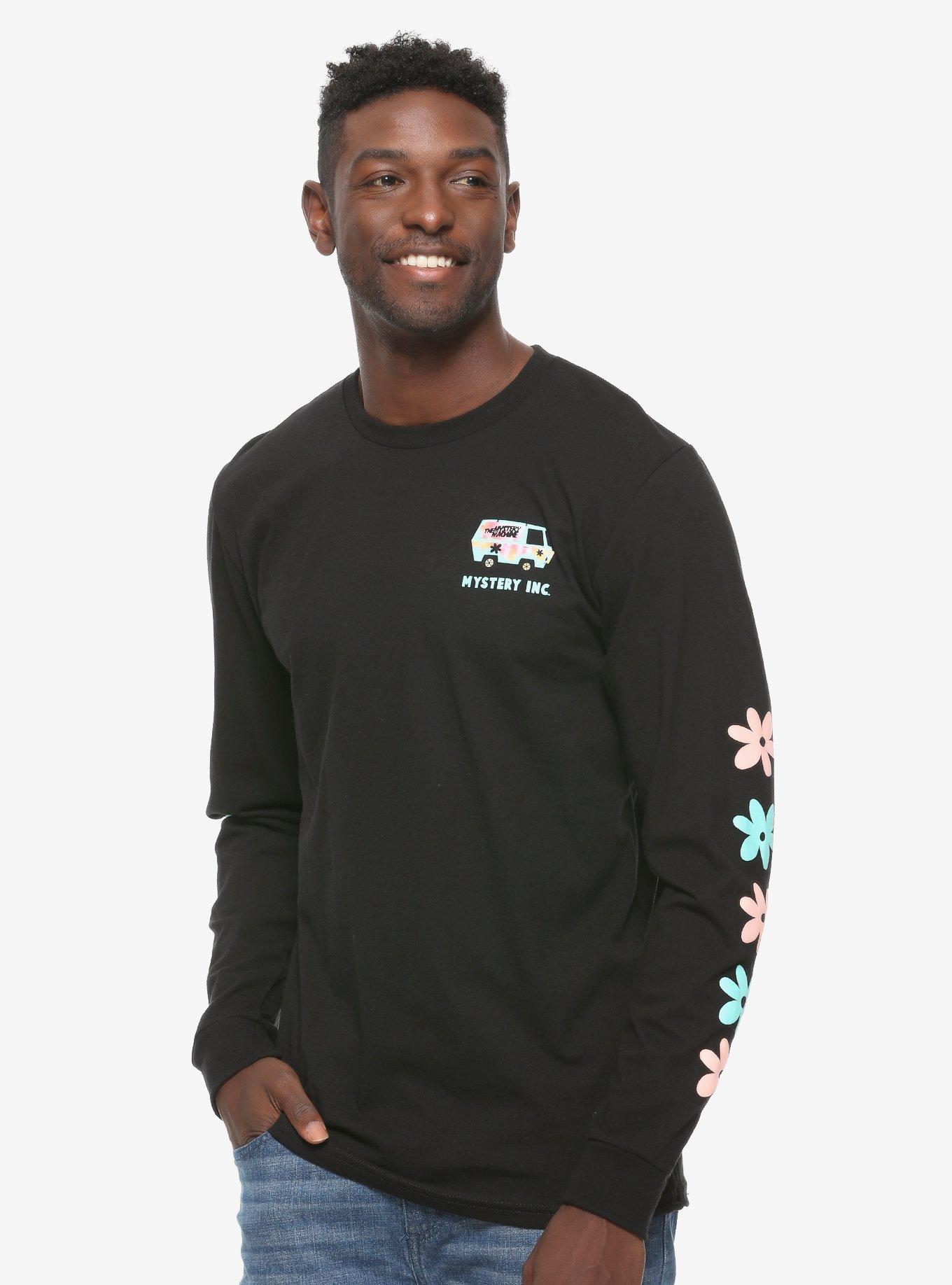 Scooby-Doo Mystery Inc. Meddling Kids Long Sleeve T-Shirt - BoxLunch Exclusive, BLACK, hi-res