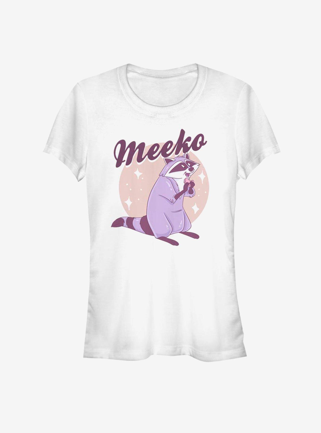 Disney Pocahontas Pastel Meeko Girls T-Shirt, WHITE, hi-res