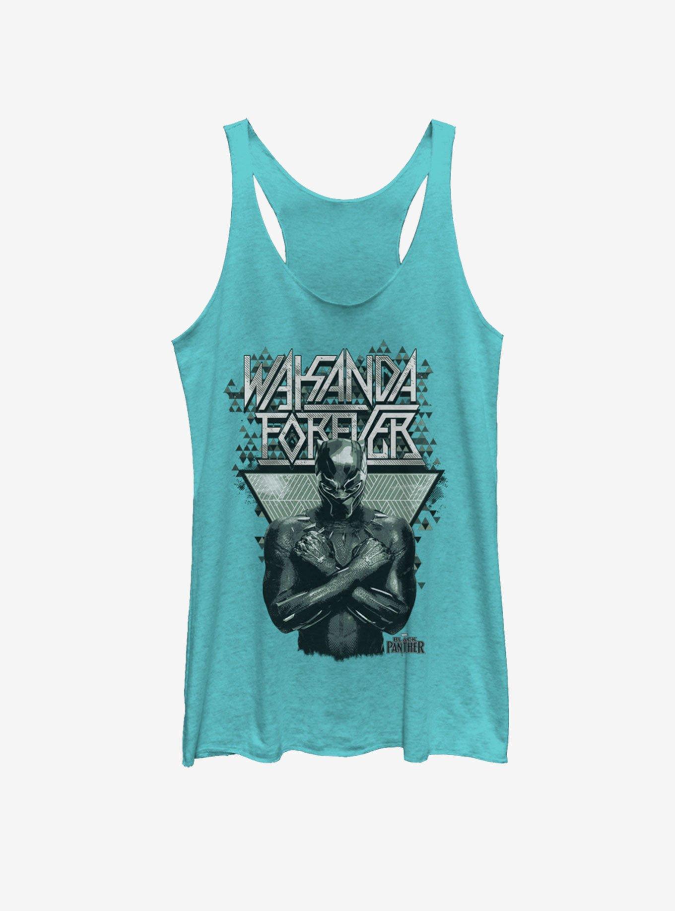Marvel Black Panther Panther Forever Pattern Girls Tank, , hi-res
