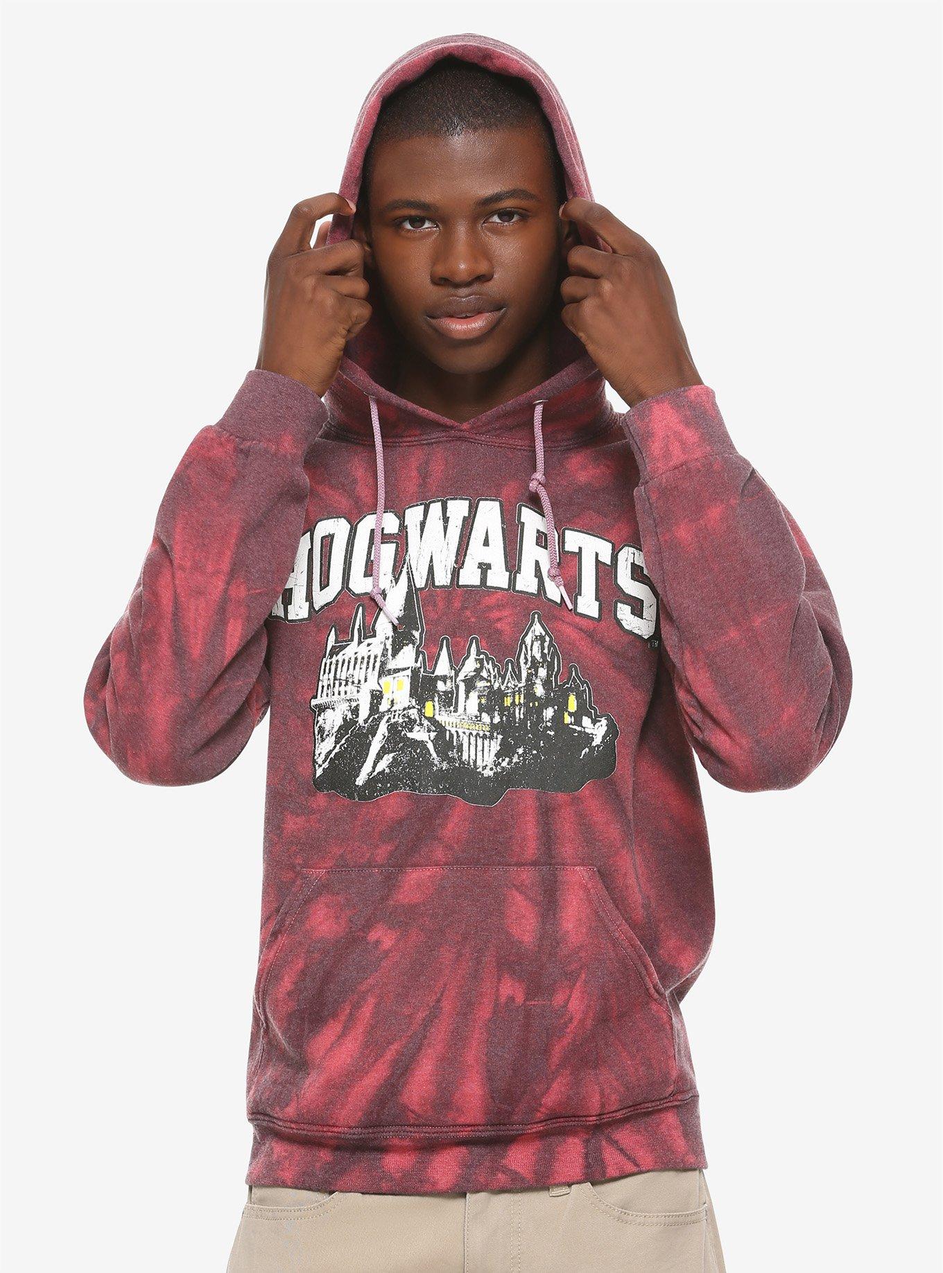 Harry Potter Hogwarts Red Wash Hoodie, RED, hi-res