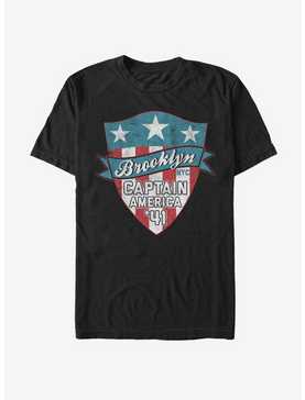 Marvel Captain America Brooklyn Captain Logo T-Shirt, , hi-res