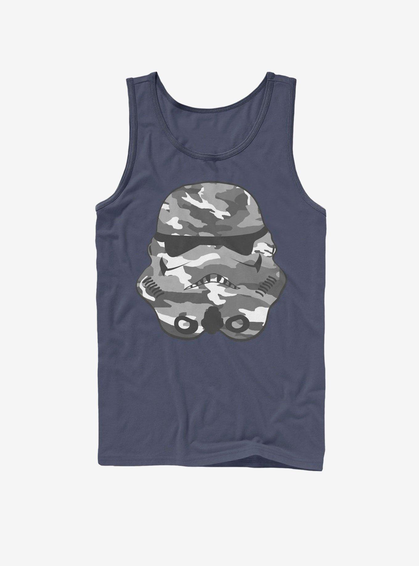 Star Wars Camo Trooper Tank , NAVY, hi-res