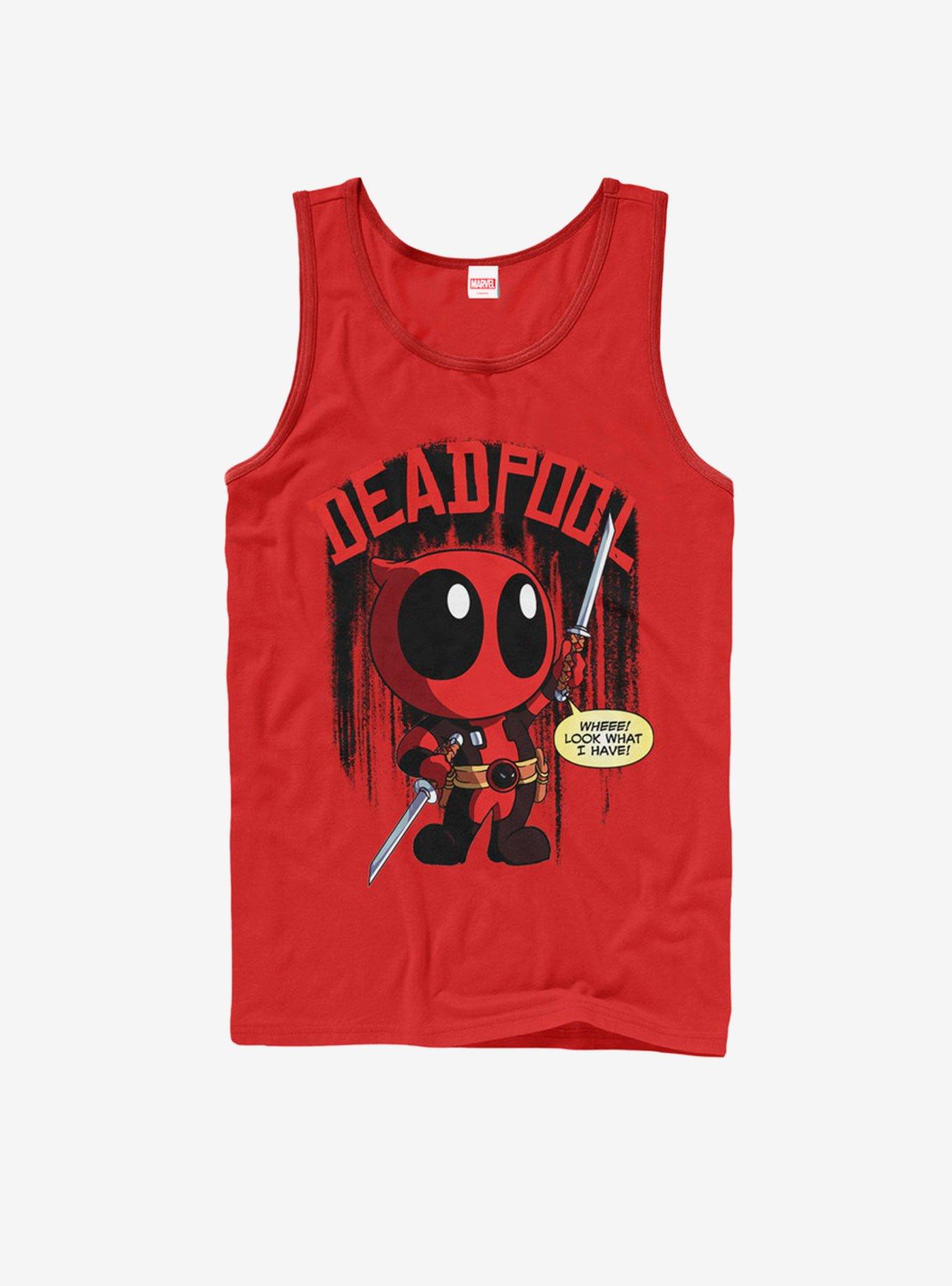 Marvel Deadpool Lil Ol Pool Tank, RED, hi-res