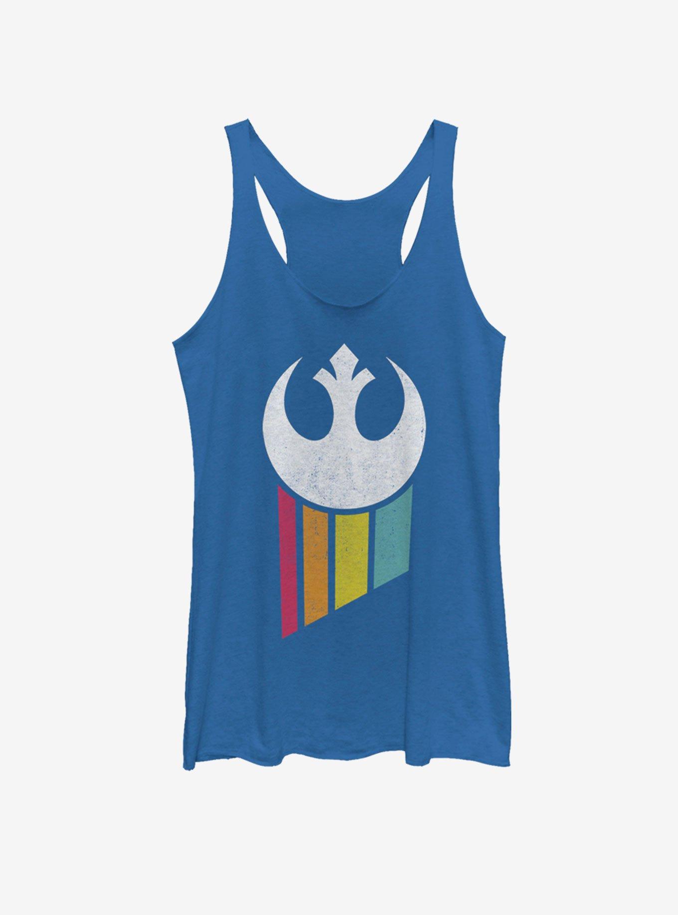 Star Wars Rainbow Rebel Logo Girls Tank, , hi-res