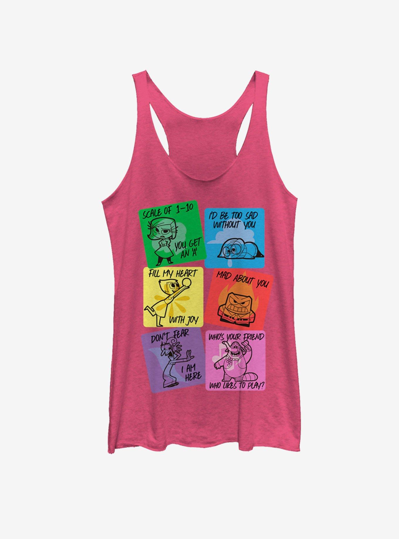 Disney Pixar Inside Out V-Day Cards Girls Tank, , hi-res