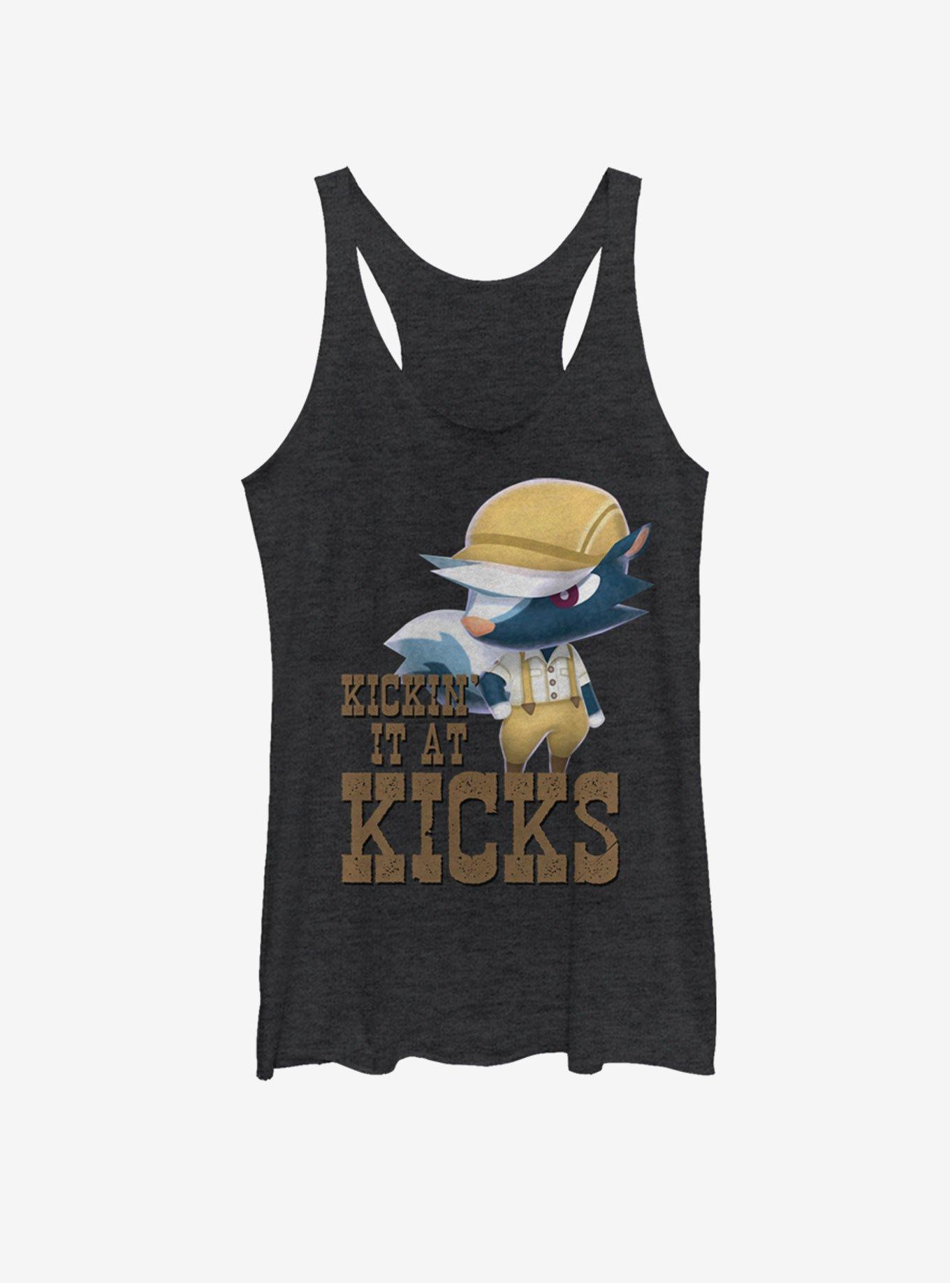 Nintendo Kickin' It Girls Tank, BLK HTR, hi-res