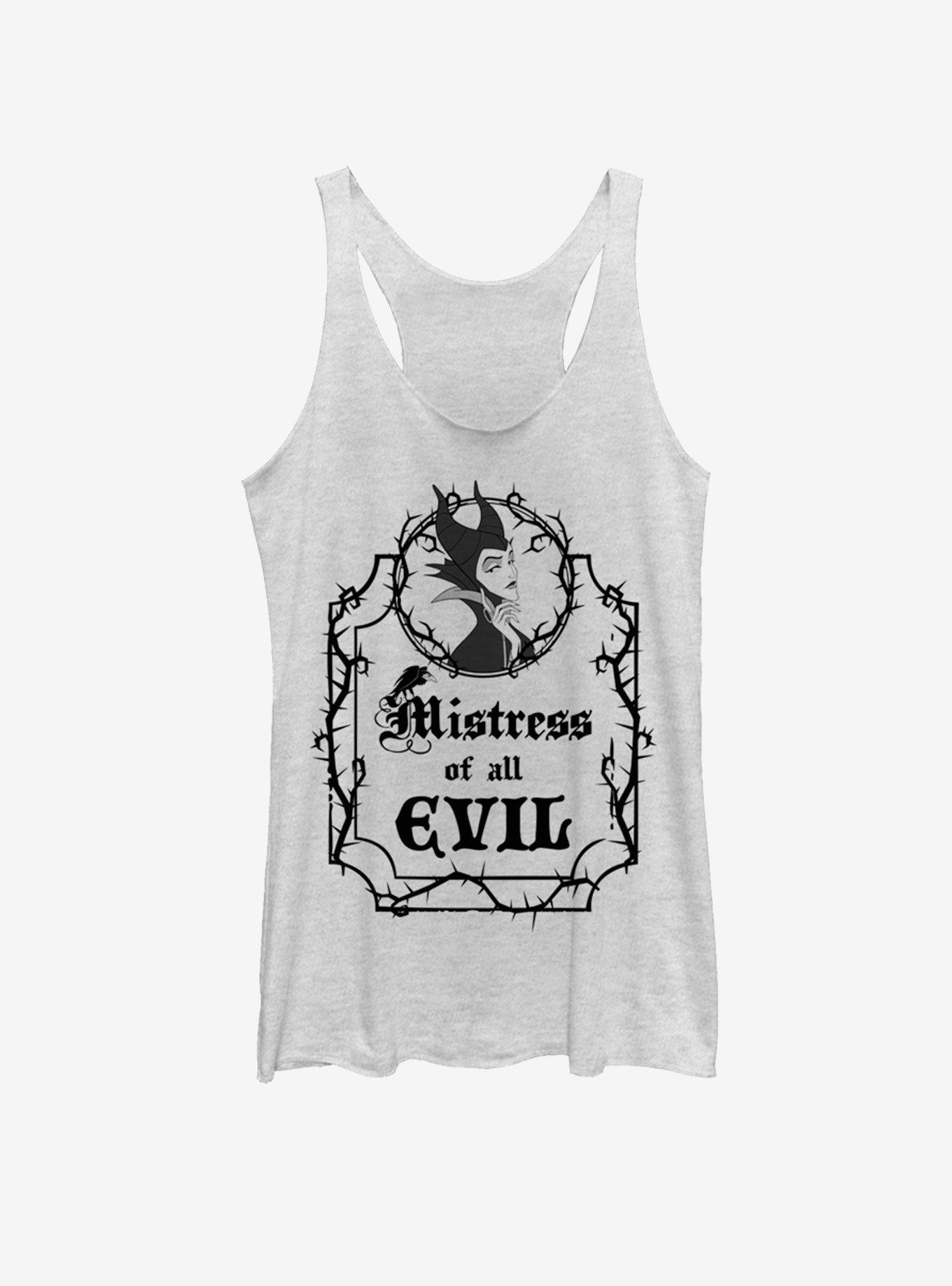 Disney Villains Mistress Of All Evil Girls Tank, WHITE HTR, hi-res