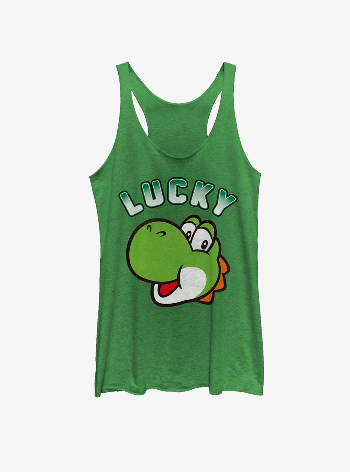 Nintendo Lucky Yoshi Girls Tank Top