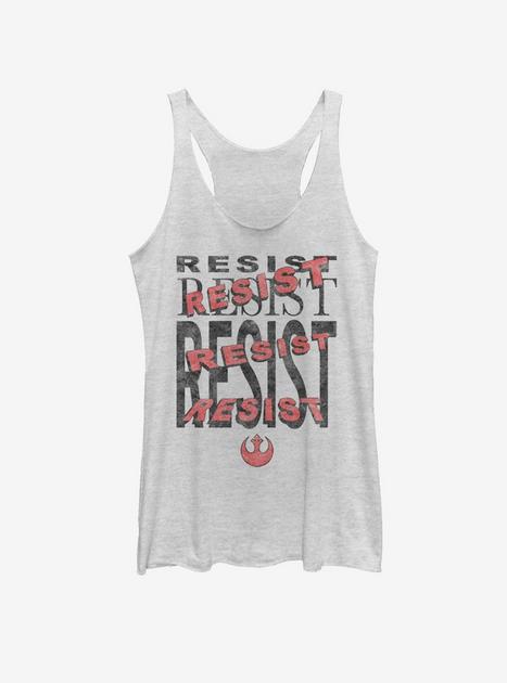 Star Wars Resist Repeat Girls Tank - WHITE | Hot Topic