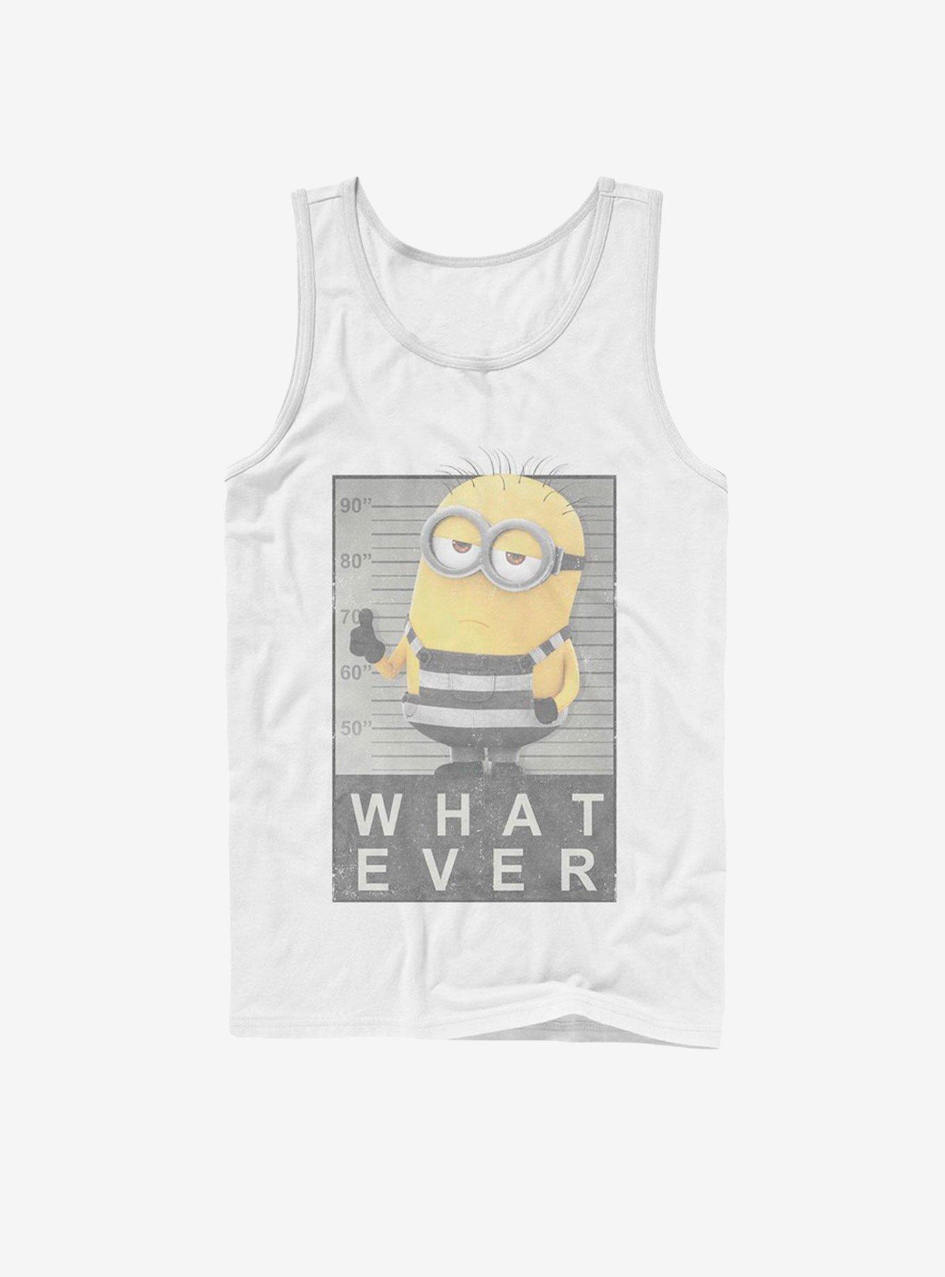 Minion Mug Shot Tank, WHITE, hi-res