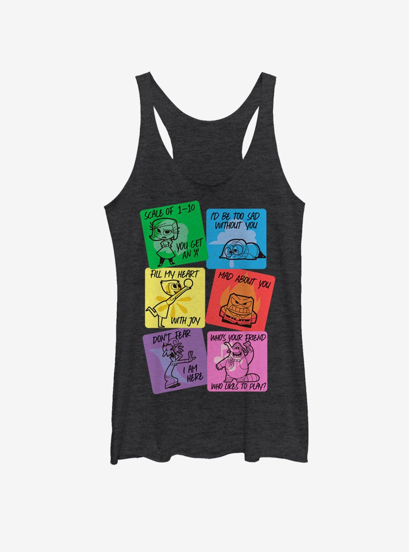 Disney Pixar Inside Out V-Day Cards Girls Tank, , hi-res