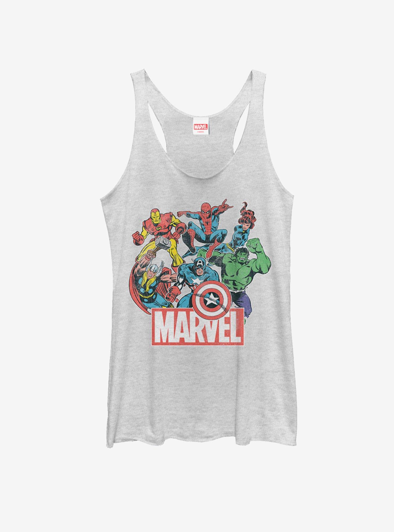 Marvel Heroes of Today Girls Tank, WHITE HTR, hi-res