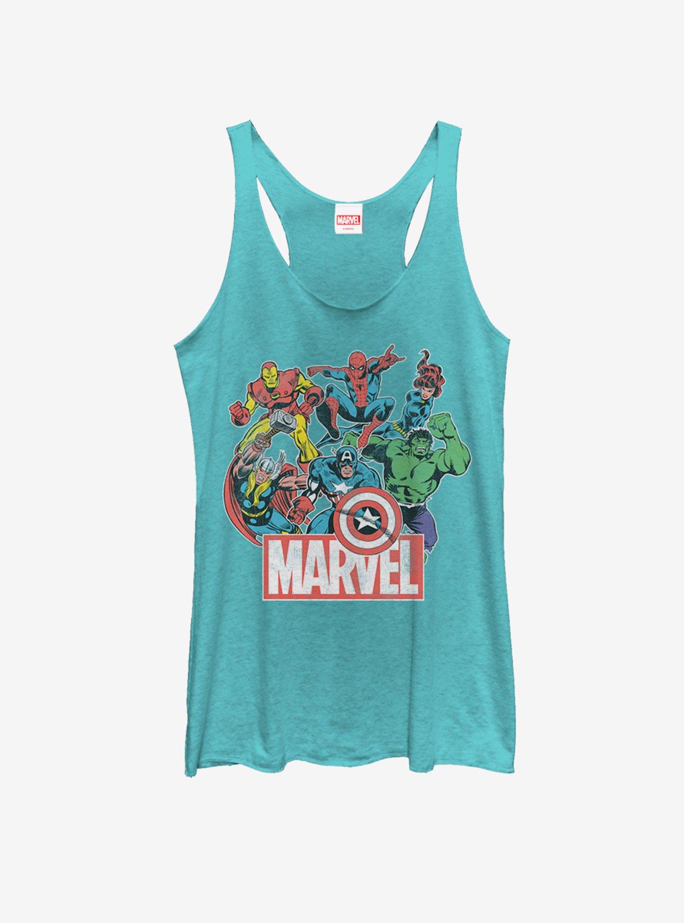 Marvel Heroes of Today Girls Tank, TAHI BLUE, hi-res