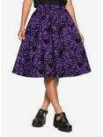 Disney Sleeping Beauty Maleficent Flocked Skirt, PURPLE, hi-res