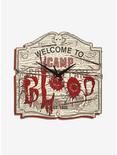 Friday The 13th Camp Blood Wall Clock, , hi-res