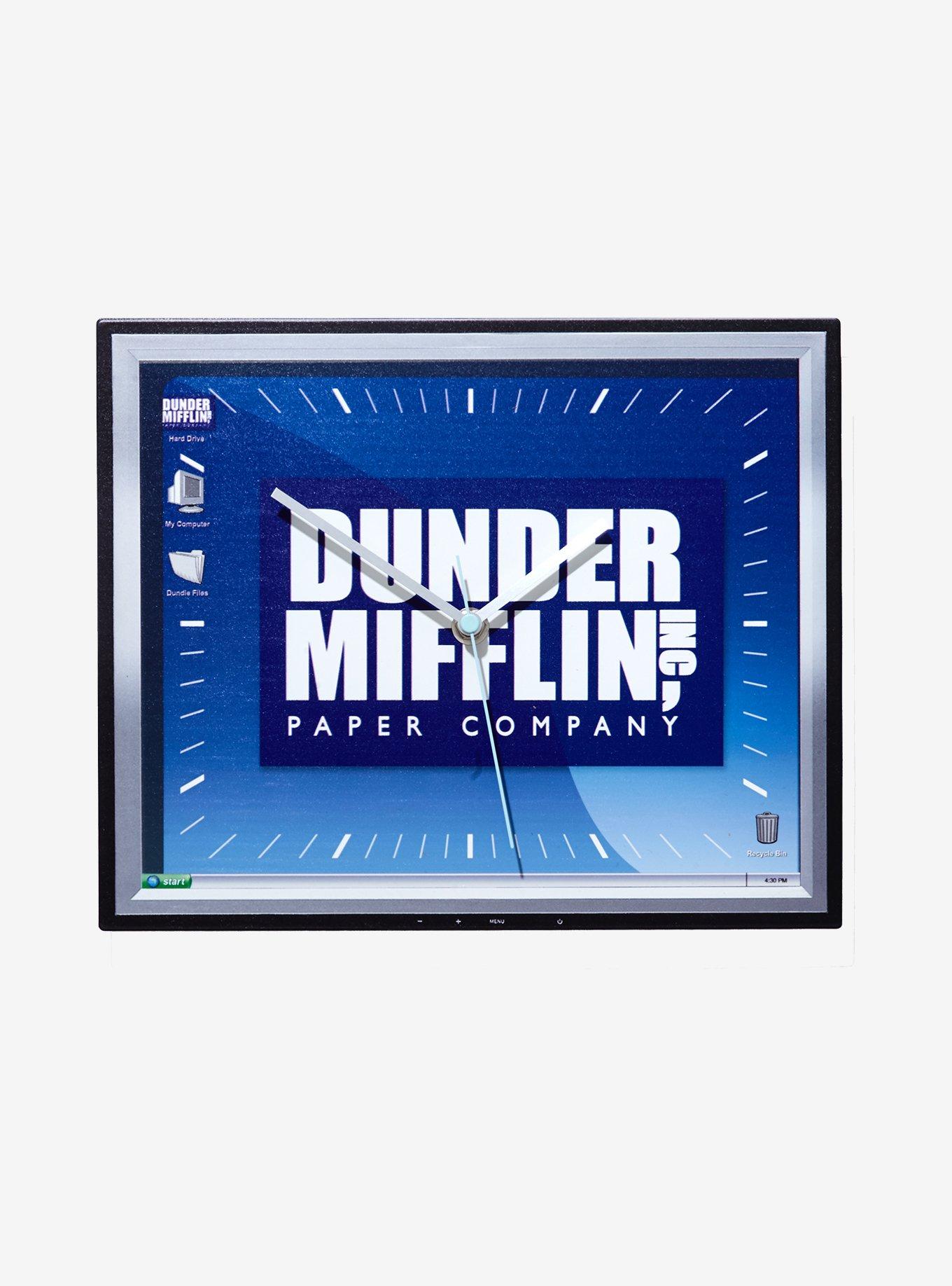 The Office Dunder Mifflin Screen Desk & Wall Clock, , hi-res